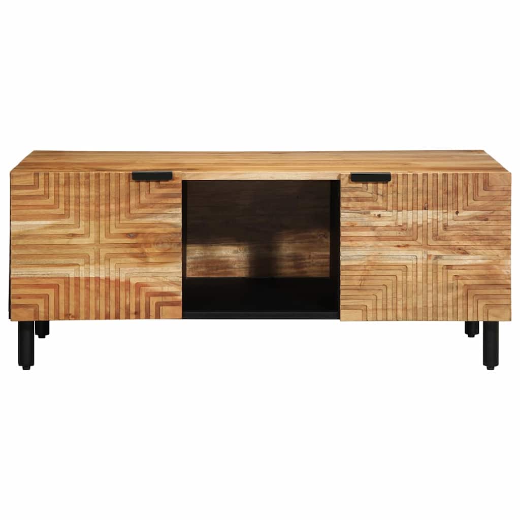 Kava Stol Smeđa 100 x 54 x 40 cm Čvrsto drvo akacije