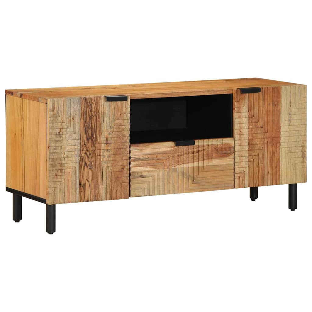 TV ormar s ladicama Smeđa 105 x 33 x 46 cm Čvrsto drvo manga