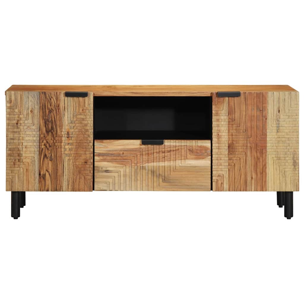 TV ormar s ladicama Smeđa 105 x 33 x 46 cm Čvrsto drvo manga