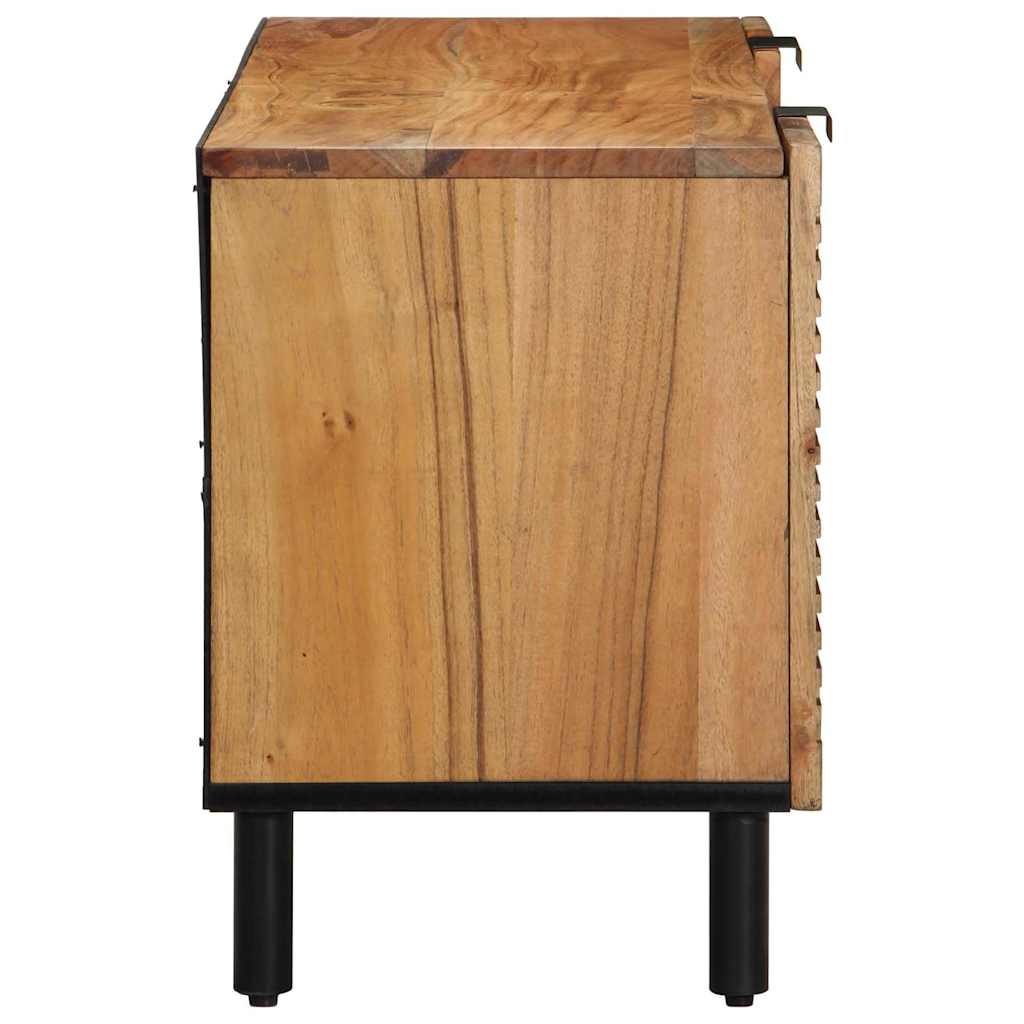 TV ormar s ladicama Smeđa 105 x 33 x 46 cm Čvrsto drvo manga
