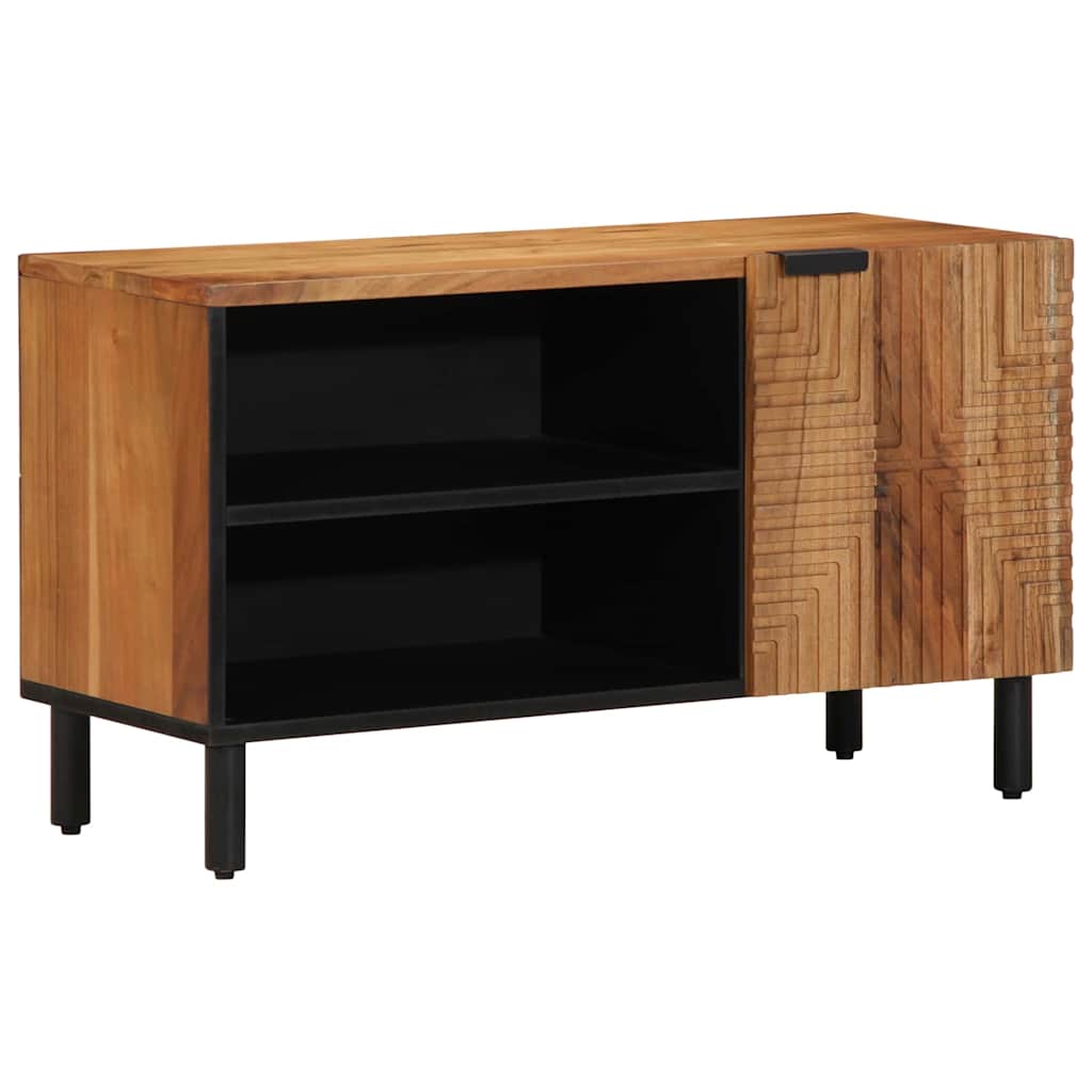 TV Jedinice s policom Čvrsto drvo akacije 80 x 31,5 x 46 cm