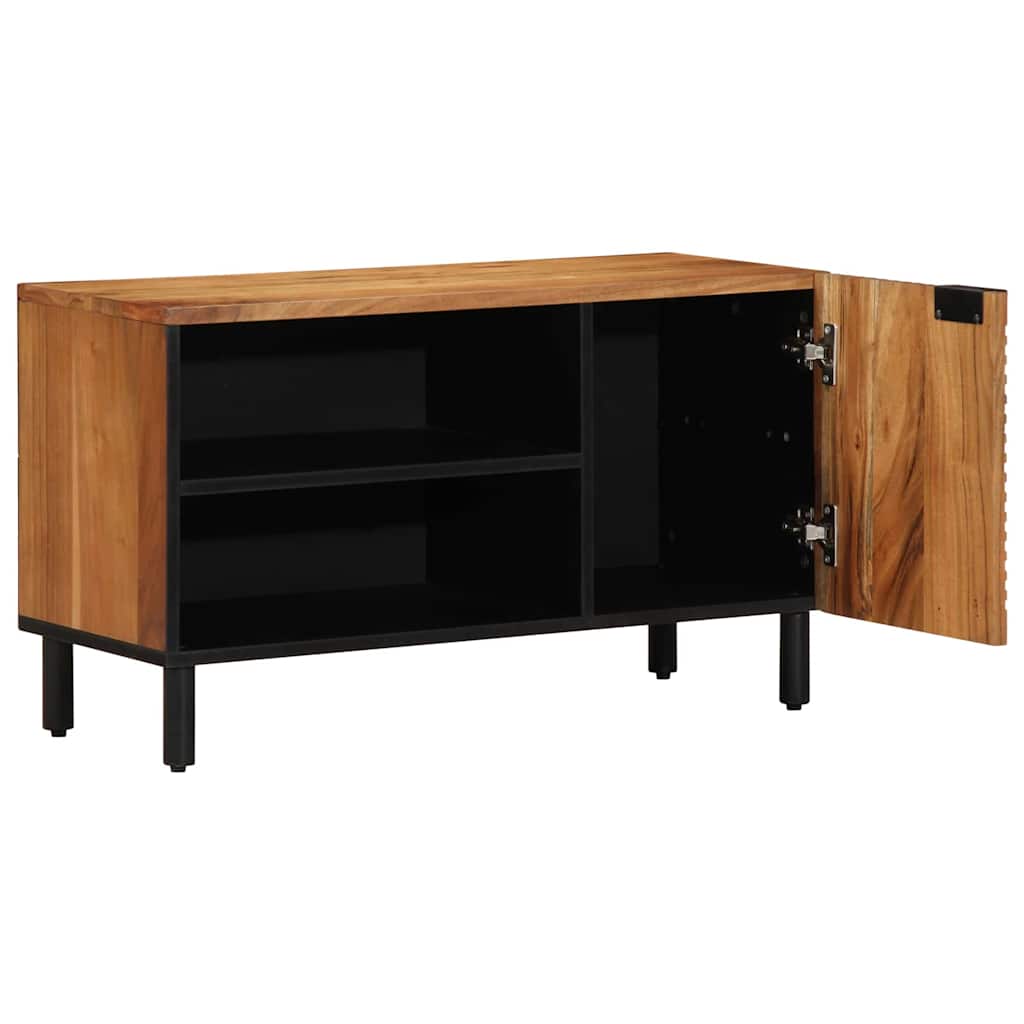 TV Jedinice s policom Čvrsto drvo akacije 80 x 31,5 x 46 cm