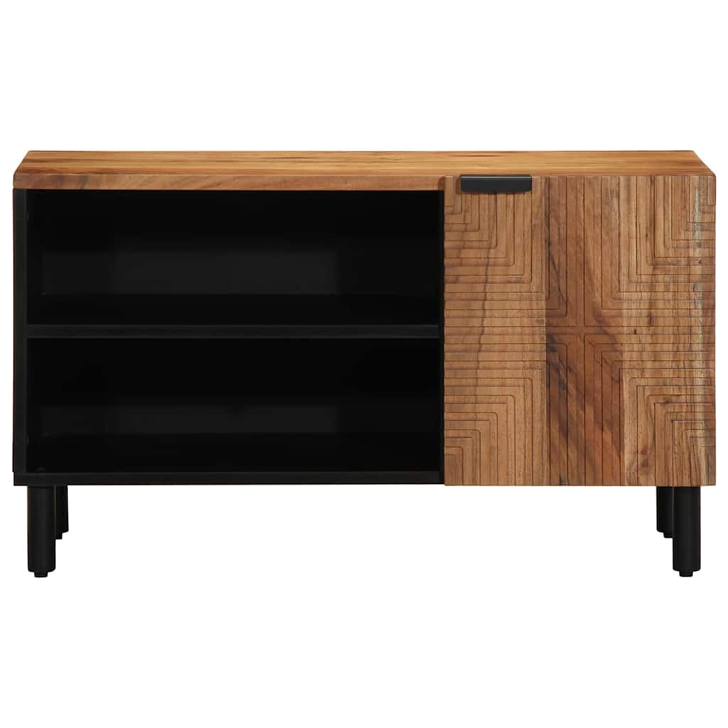 TV Jedinice s policom Čvrsto drvo akacije 80 x 31,5 x 46 cm
