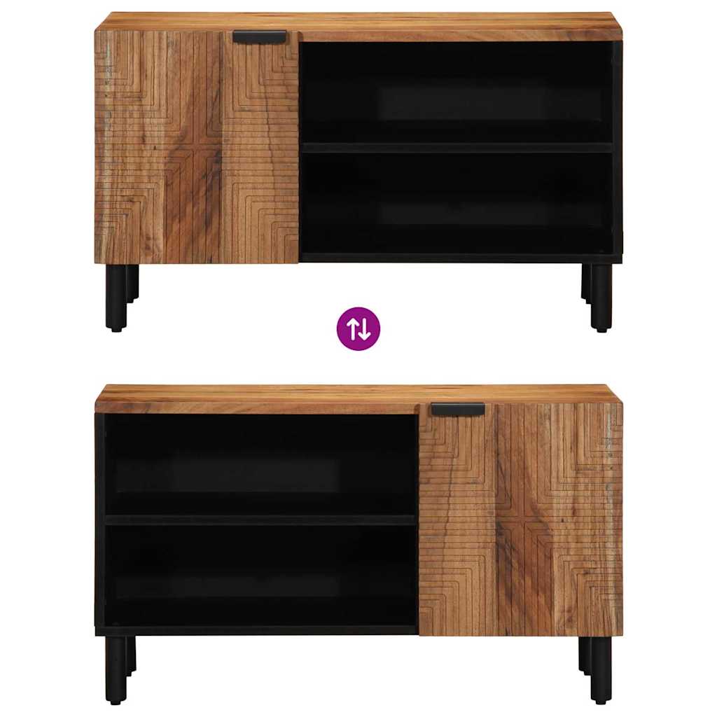 TV Jedinice s policom Čvrsto drvo akacije 80 x 31,5 x 46 cm