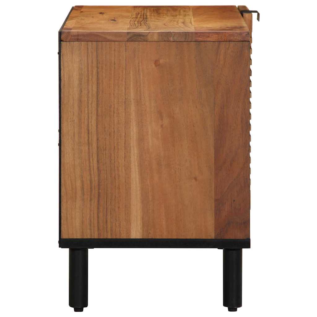 TV Jedinice s policom Čvrsto drvo akacije 80 x 31,5 x 46 cm