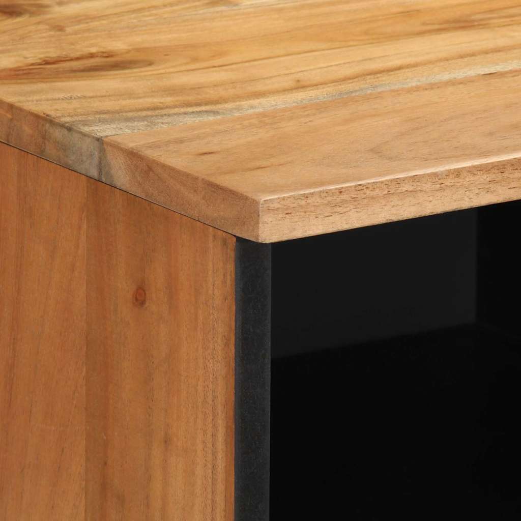 TV ormar s ladicama Smeđa 100 x 33,5 x 46 cm Čvrsto drvo manga