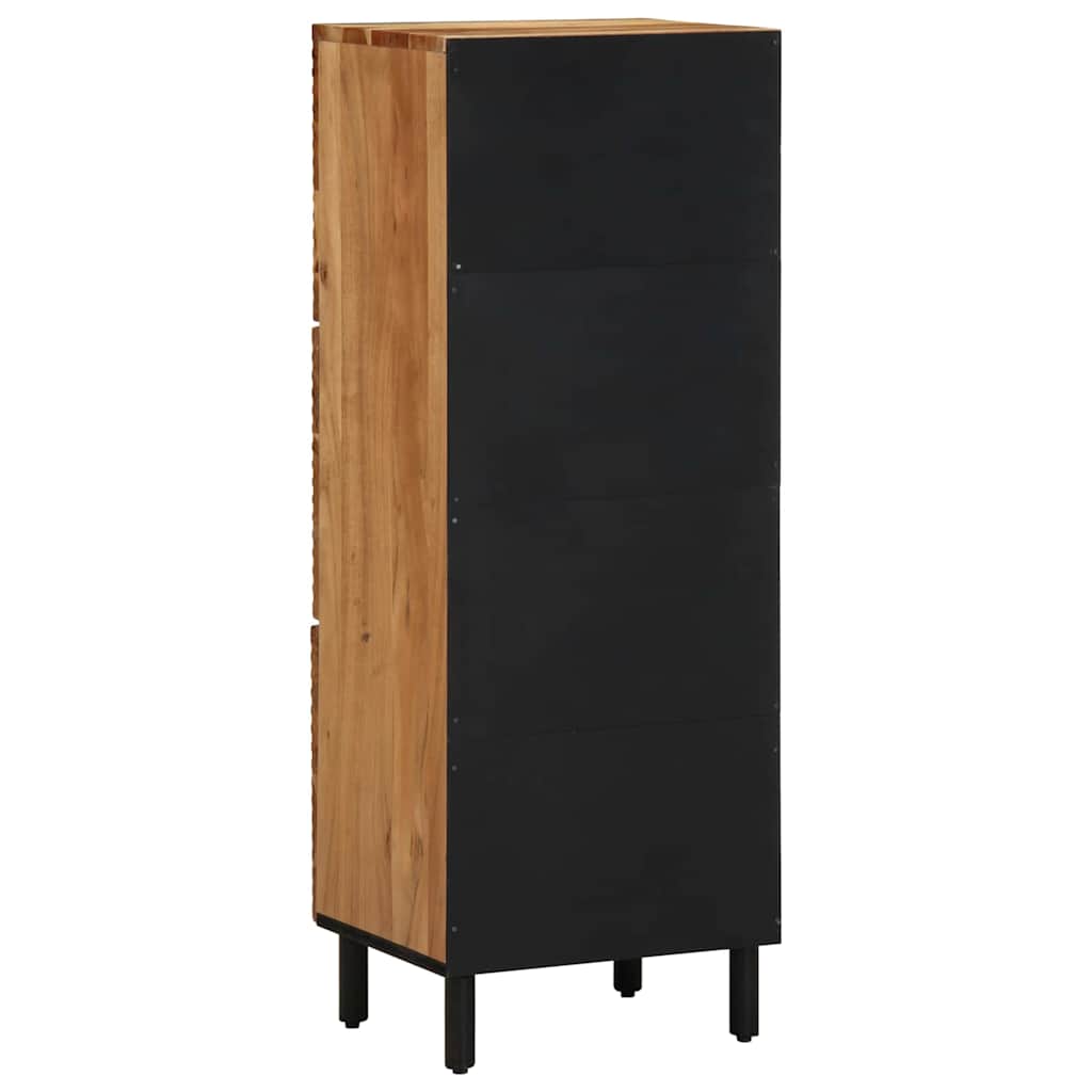 Highboard s policom Smeđa 40 x 33 x 110 cm Čvrsto drvo manga