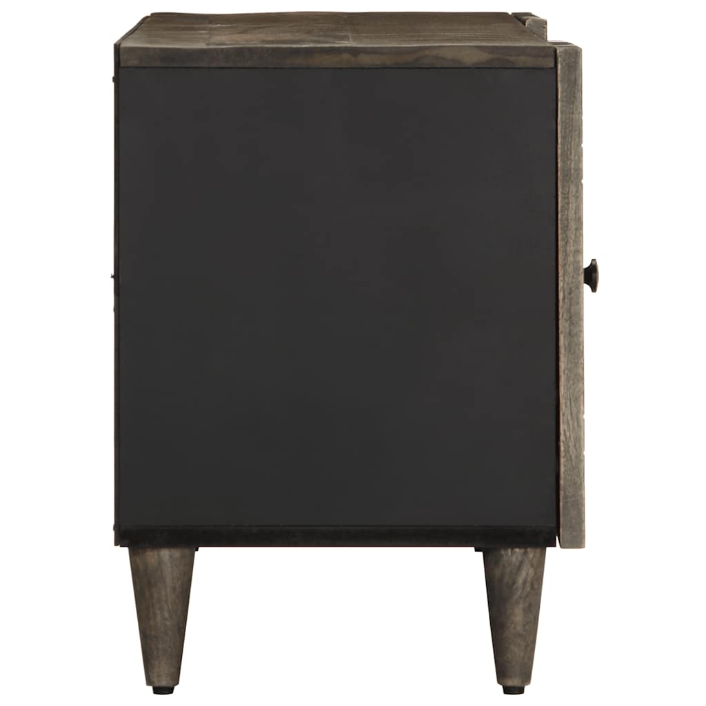 TV ormarić svijetlo sivi 105x33,5x46 cm Puno drvo Mango