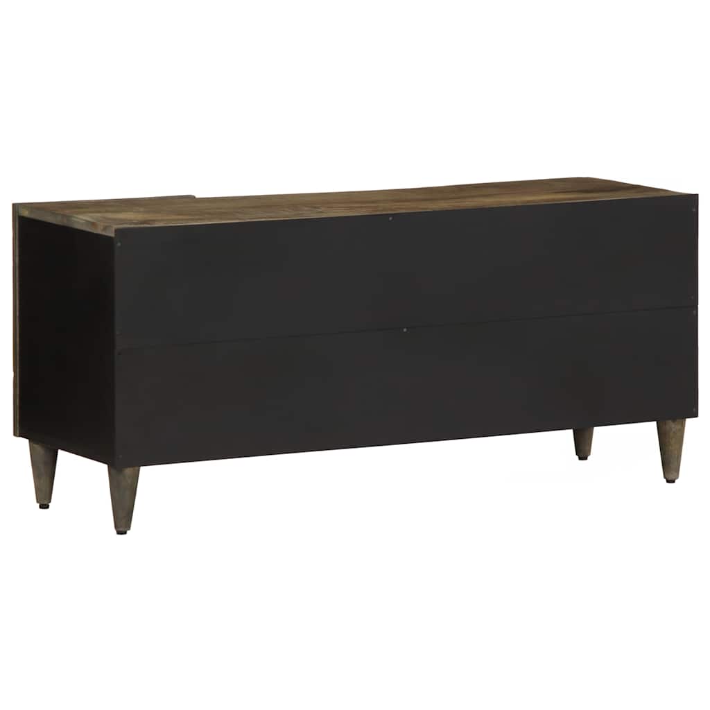 TV ormarić svijetlo sivi 105x33,5x46 cm Puno drvo Mango