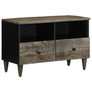 TV ormarić svijetlo sivi 70x33,5x46 cm Puno drvo Mango