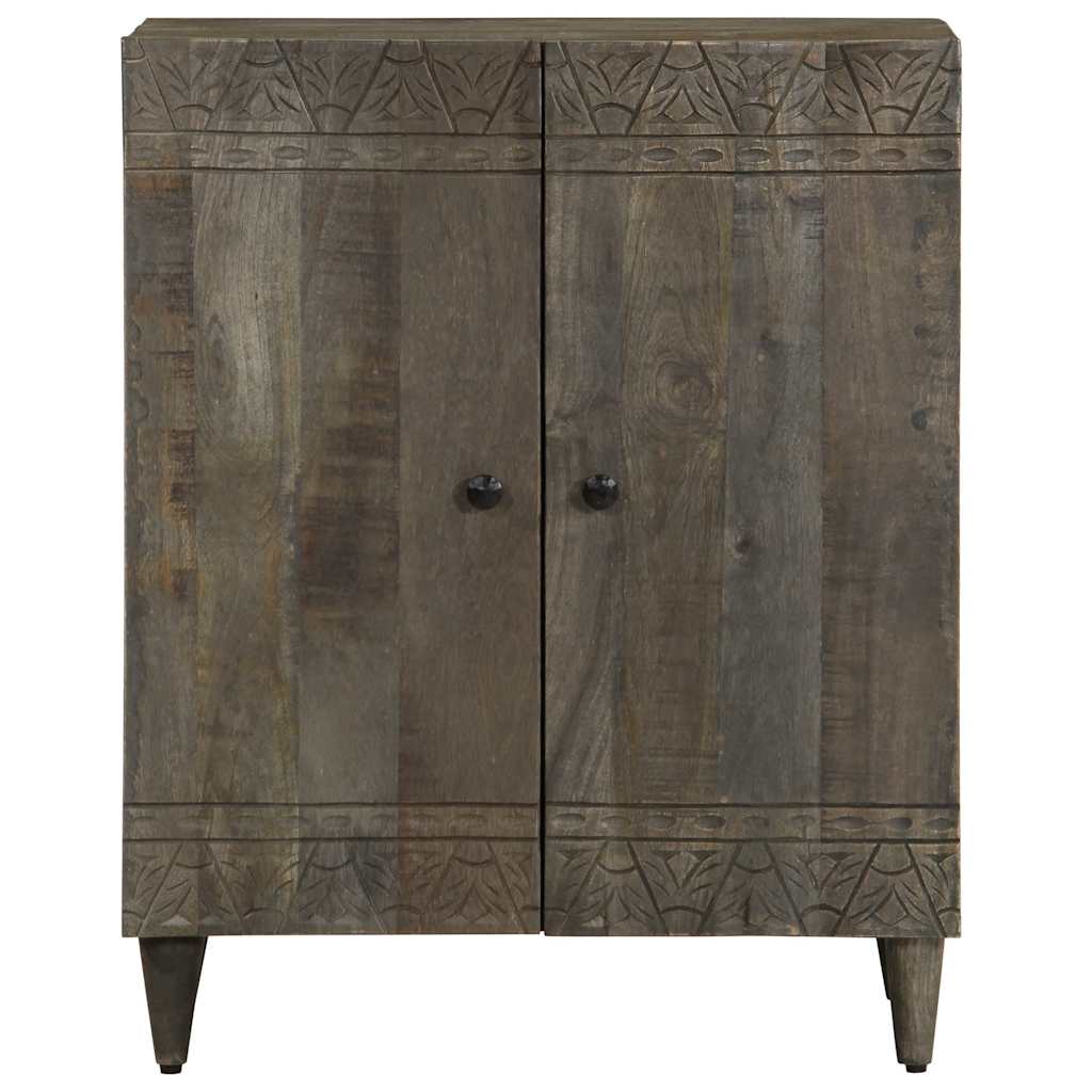 Komoda svijetlo siva 60x33,5x75 cm Puno drvo Mango
