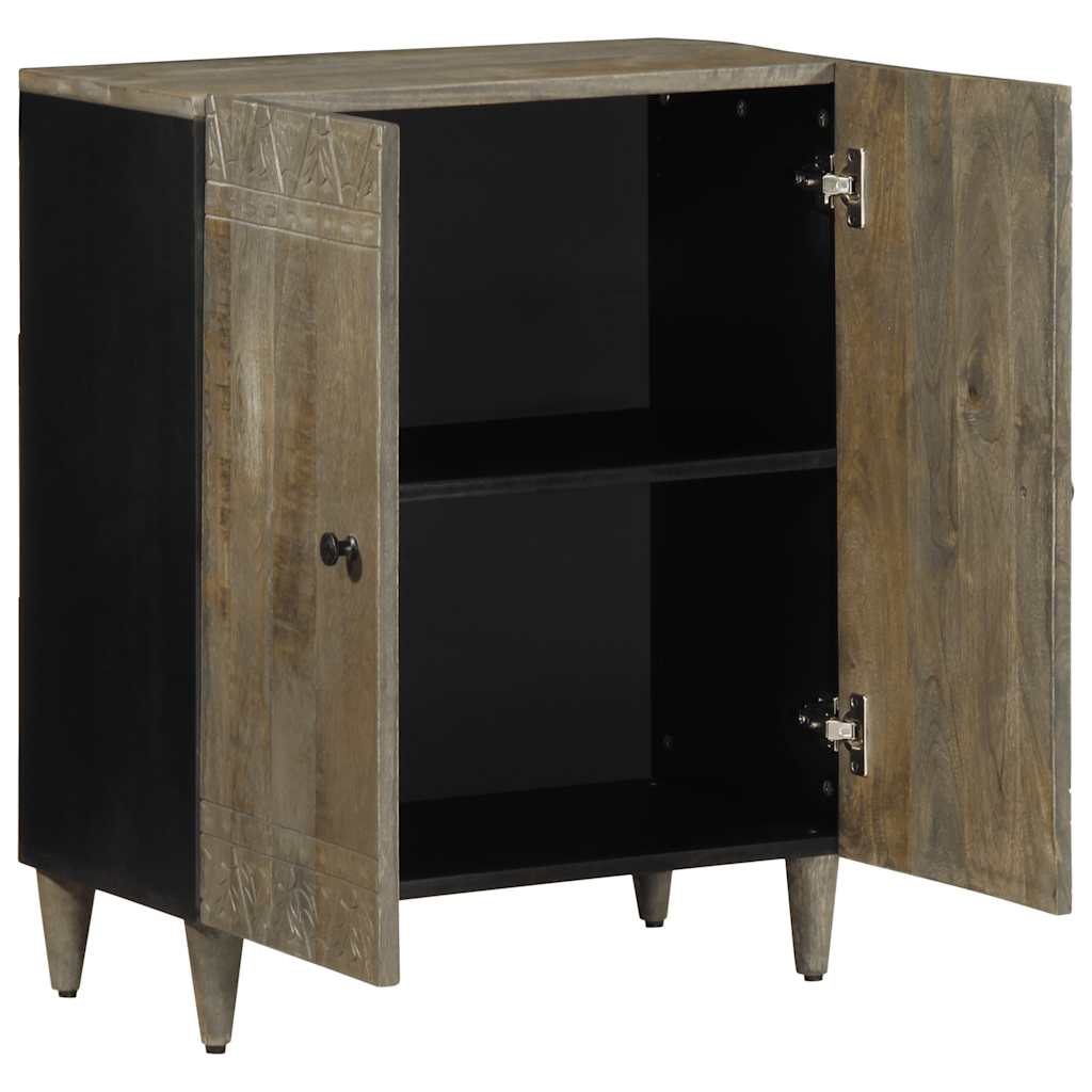 Komoda svijetlo siva 60x33,5x75 cm Puno drvo Mango