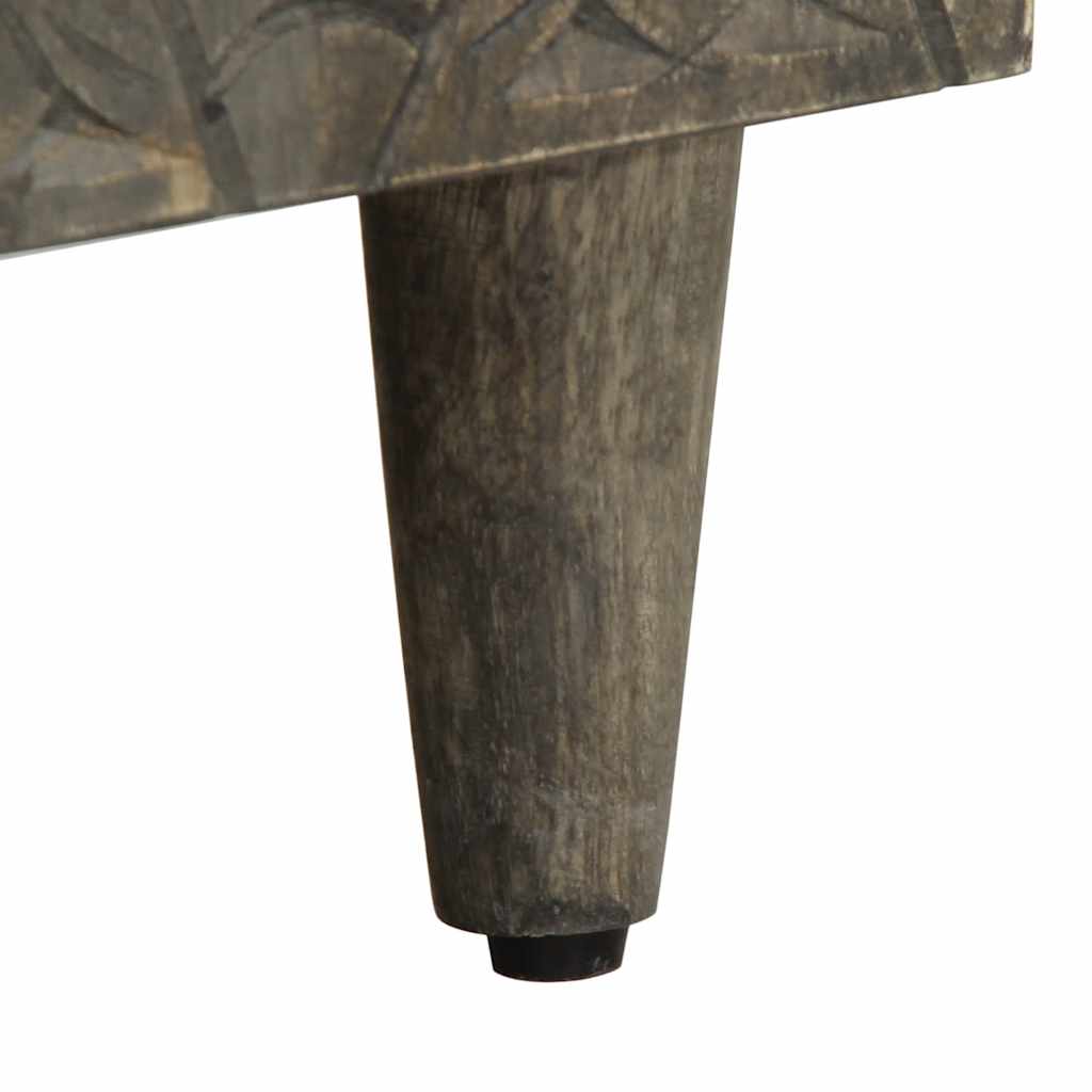 Komoda svijetlo siva 60x33,5x75 cm Puno drvo Mango