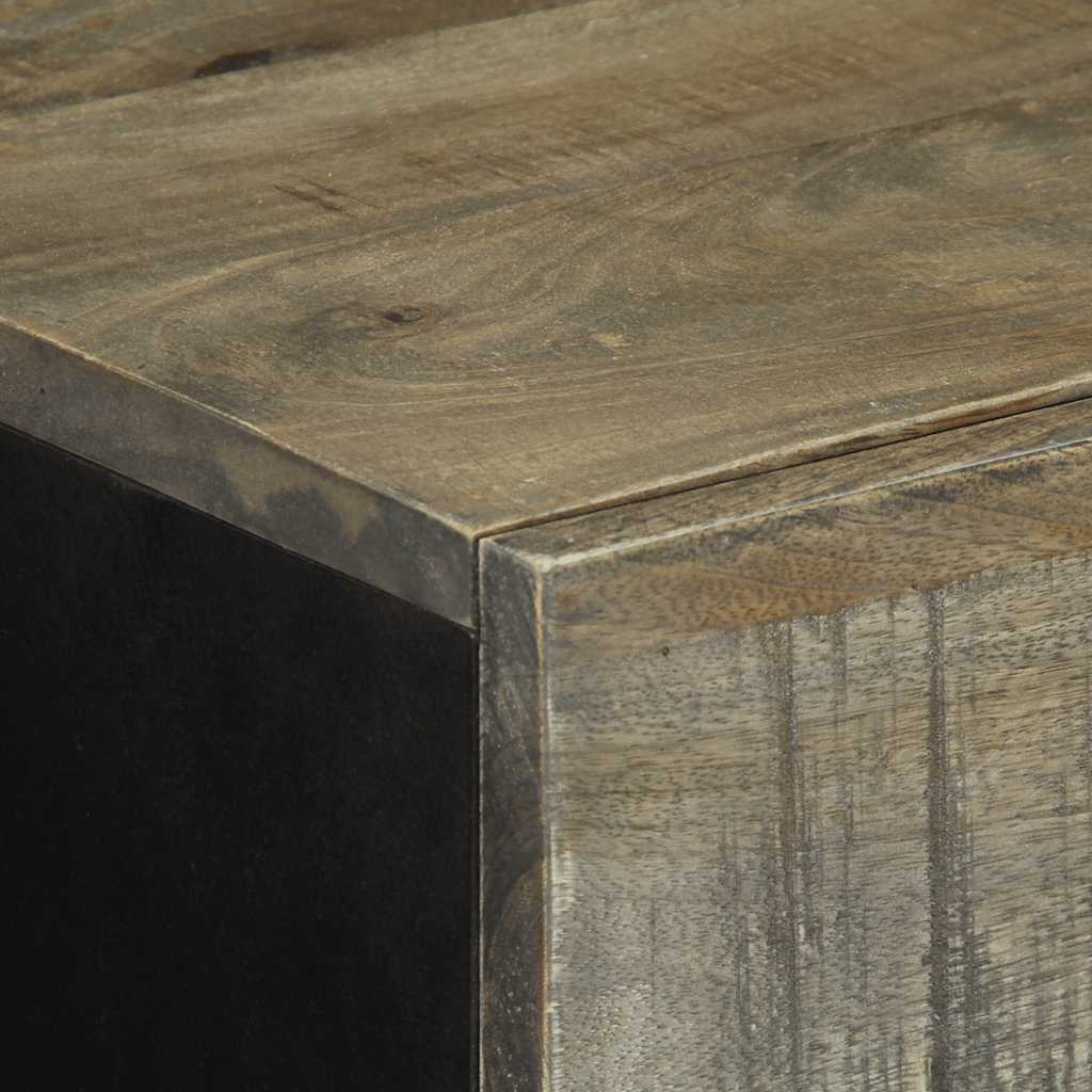 Komoda svijetlo siva 60x33,5x75 cm Puno drvo Mango