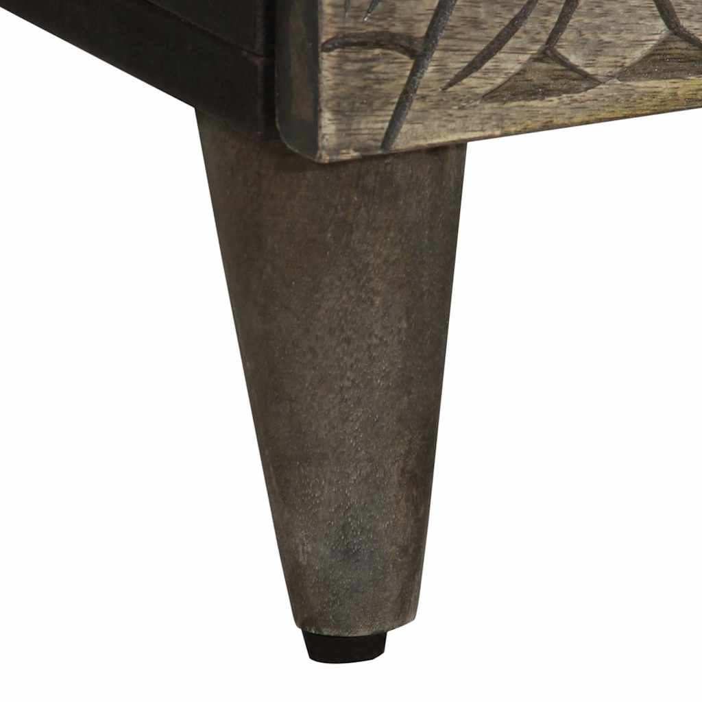 Komoda svijetlo siva 60x33,5x75 cm Puno drvo Mango