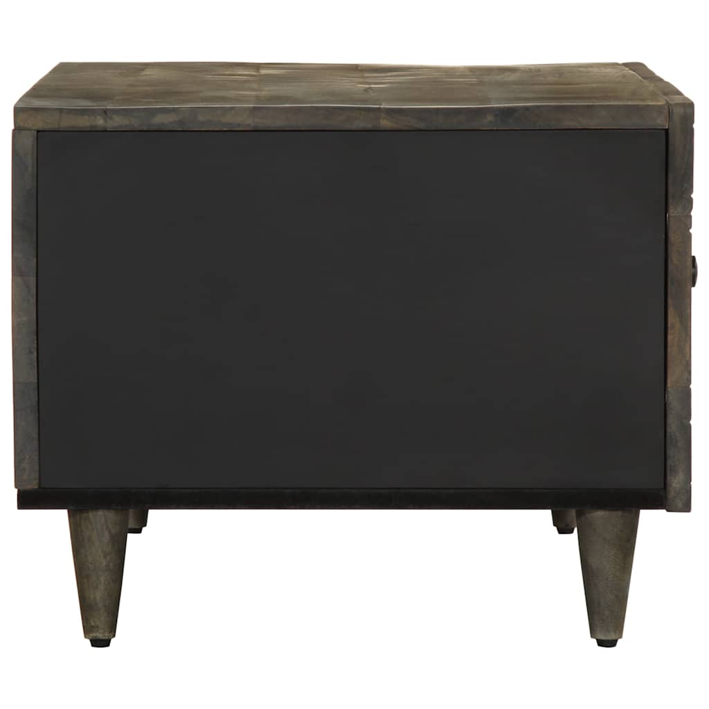 Stol za kavu svijetlo sivi 80x50x40 cm Puno drvo Mango