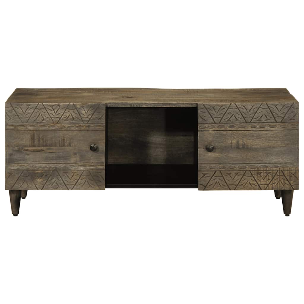 Stol za kavu svijetlo sivi 100x54x40 cm Puno drvo Mango