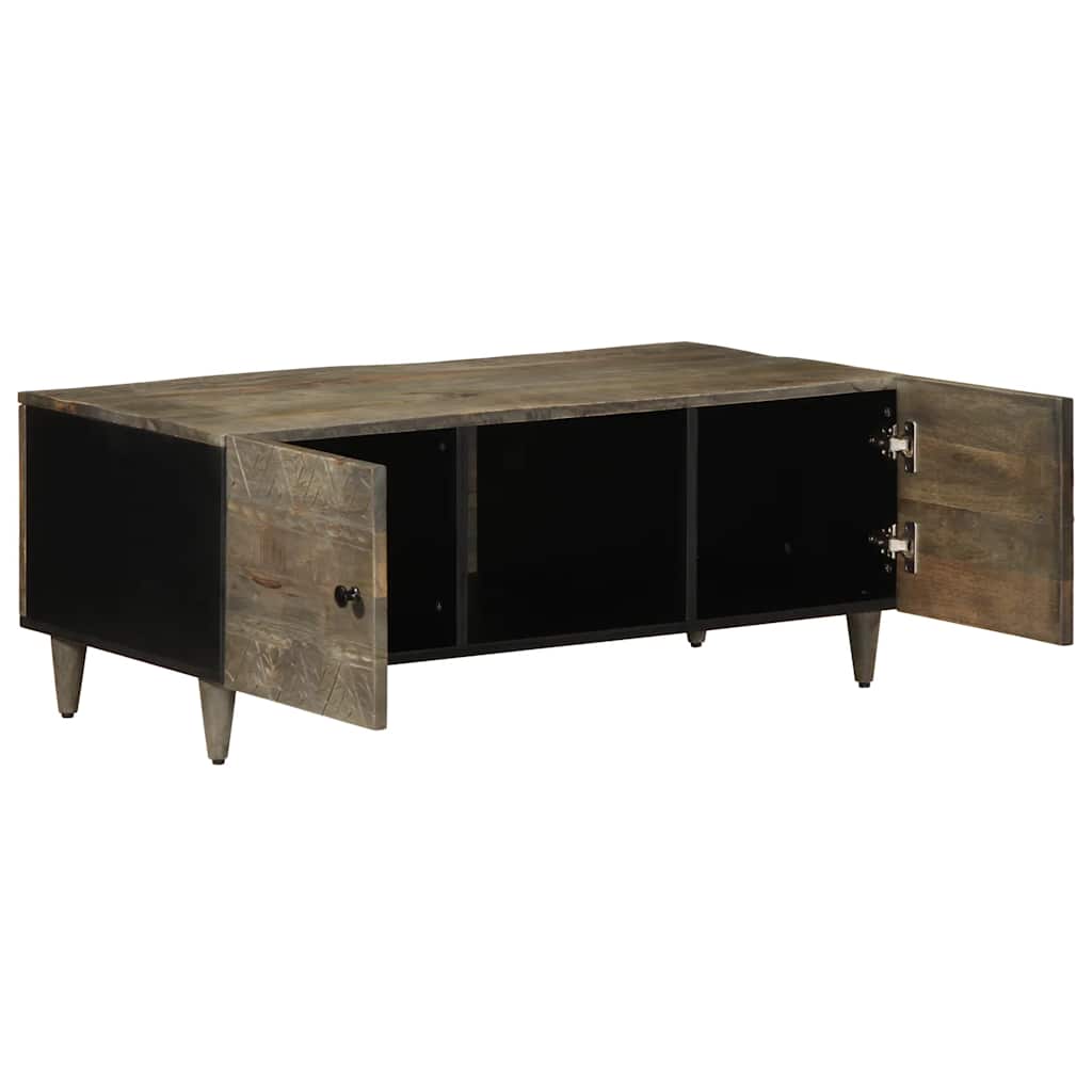 Stol za kavu svijetlo sivi 100x54x40 cm Puno drvo Mango