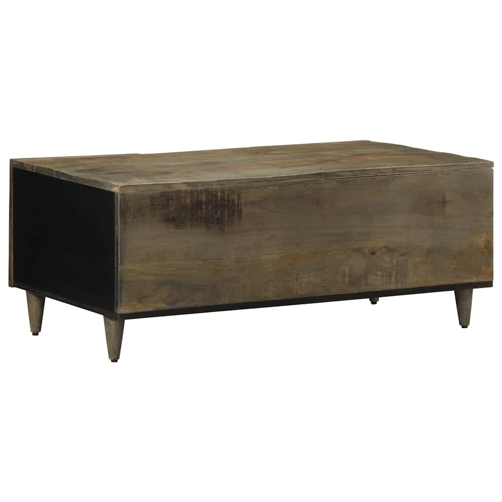Stol za kavu svijetlo sivi 100x54x40 cm Puno drvo Mango