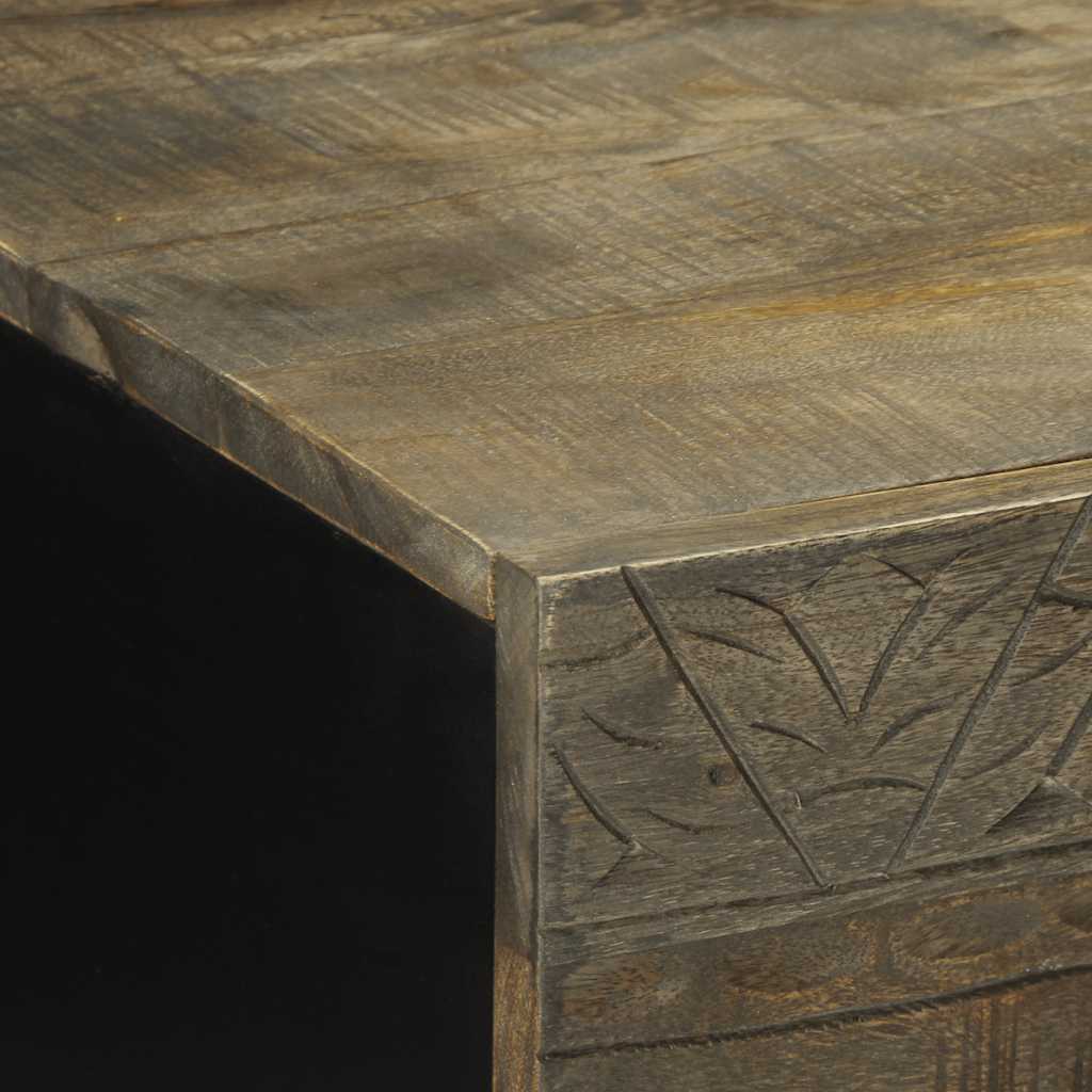 Stol za kavu svijetlo sivi 100x54x40 cm Puno drvo Mango