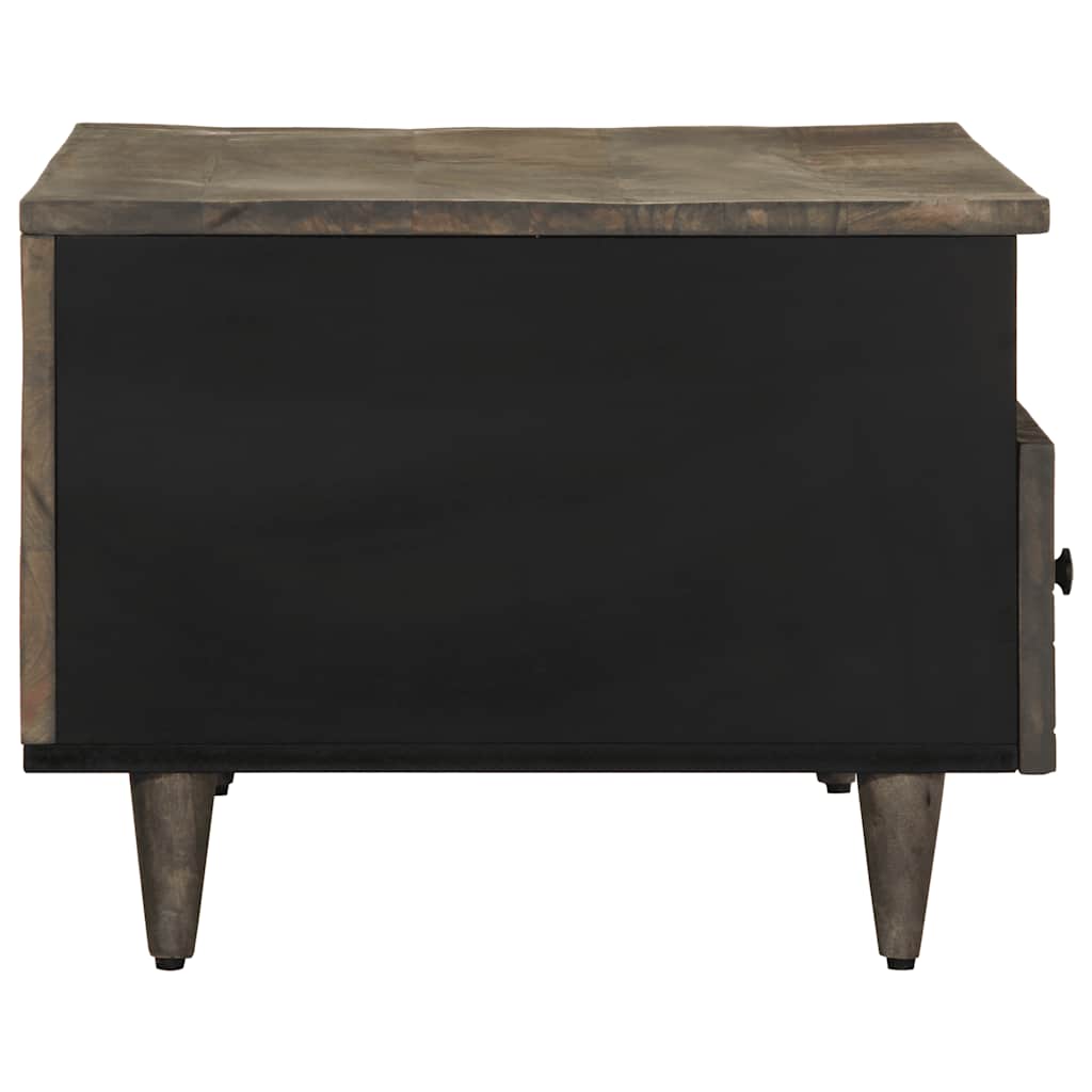Stol za kavu svijetlo sivi 80x54x40 cm Puno drvo Mango