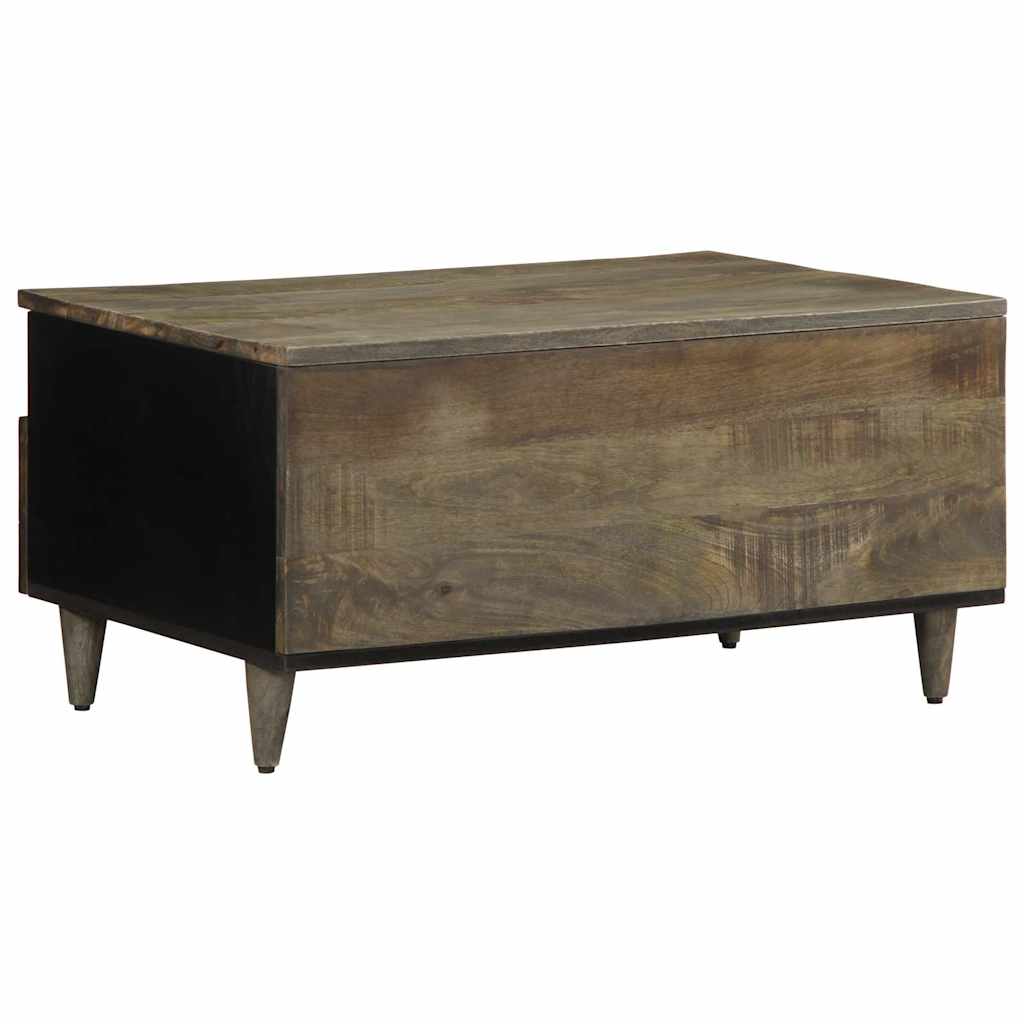 Stol za kavu svijetlo sivi 80x54x40 cm Puno drvo Mango