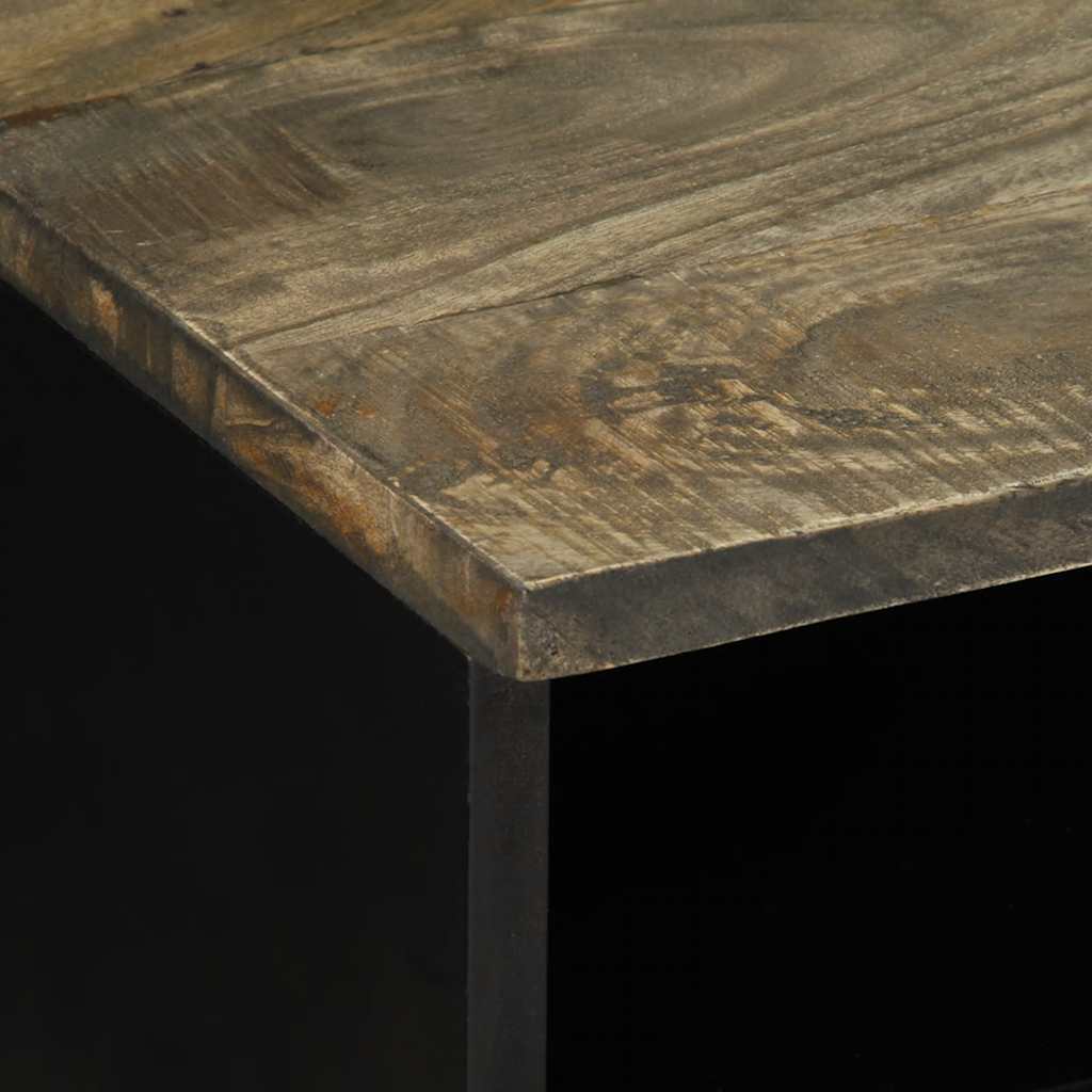 Stol za kavu svijetlo sivi 80x54x40 cm Puno drvo Mango