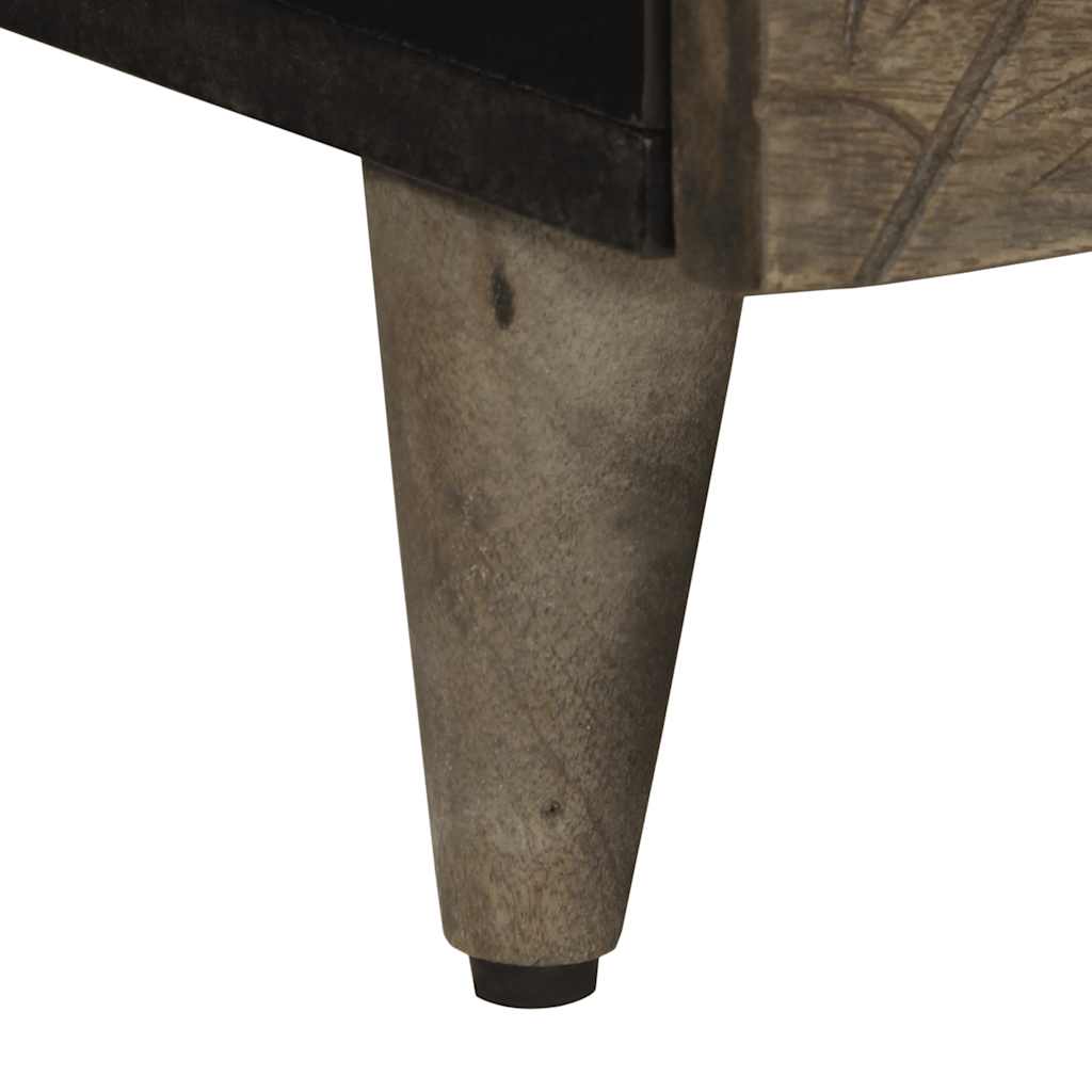Stol za kavu svijetlo sivi 80x54x40 cm Puno drvo Mango