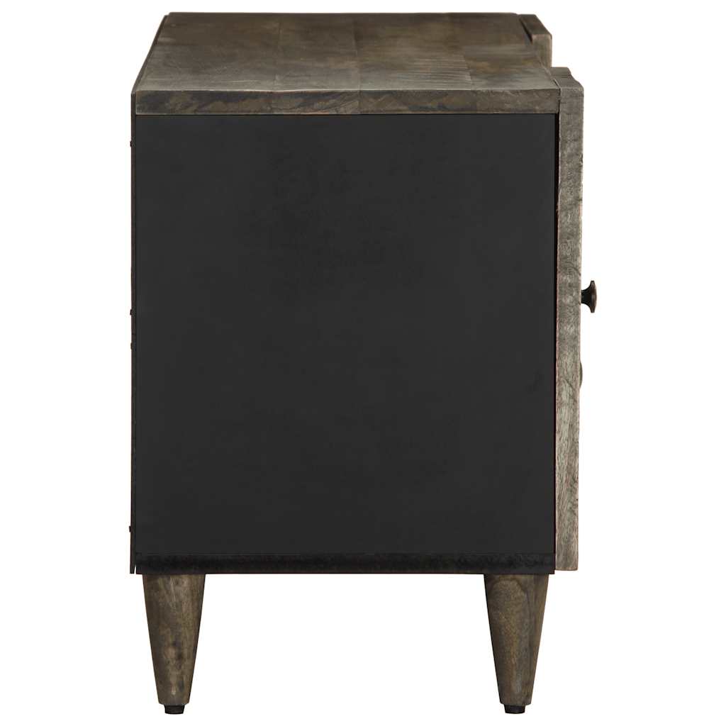 TV ormarić svijetlo sivi 105x33,5x46 cm Puno drvo Mango