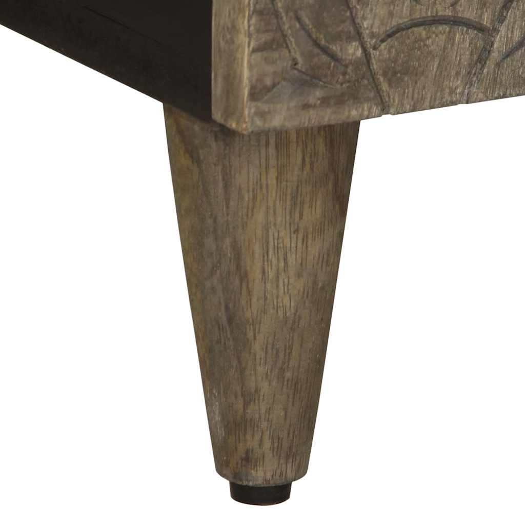 TV ormarić svijetlo sivi 105x33,5x46 cm Puno drvo Mango