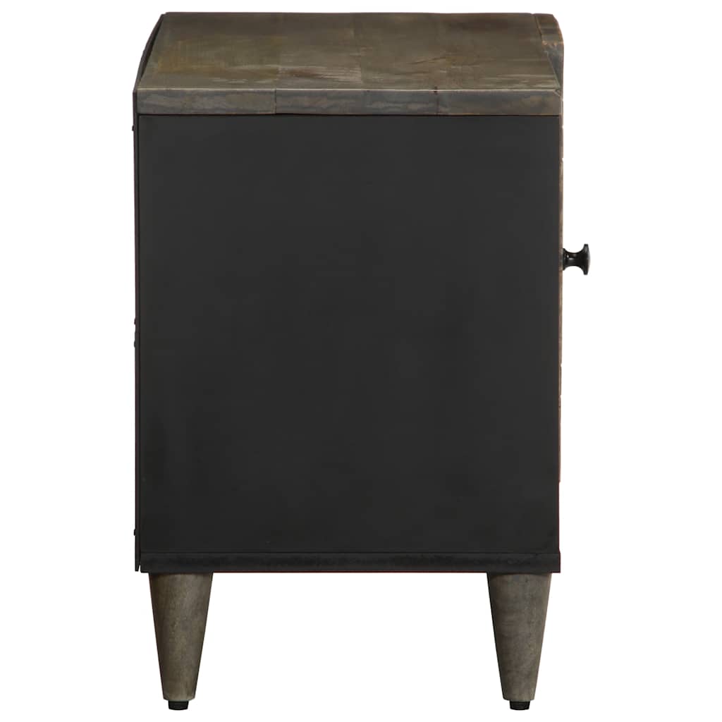 TV ormarić svijetlo sivi 80x31,5x46 cm Puno drvo Mango