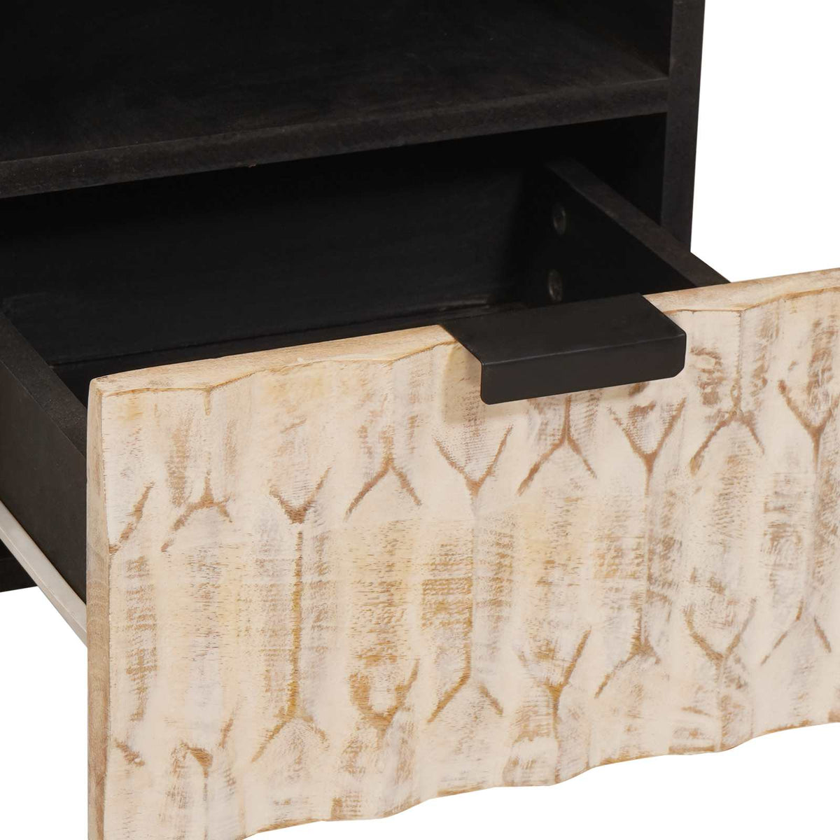 TV ormar Finš bijelog pranja 70 x 33 x 46 cm Čvrsto drvo manga