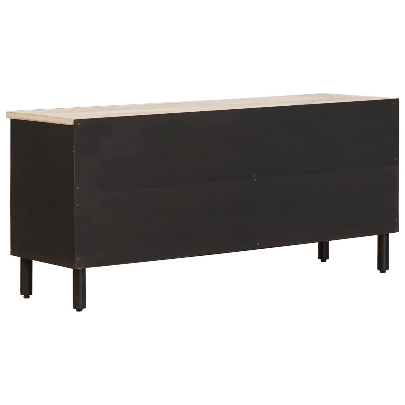TV ormar Finš bijelog pranja 100 x 33 x 46 cm Čvrsto drvo manga