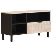 TV ormar Finš bijelog pranja 80 x 33 x 46 cm Čvrsto drvo manga