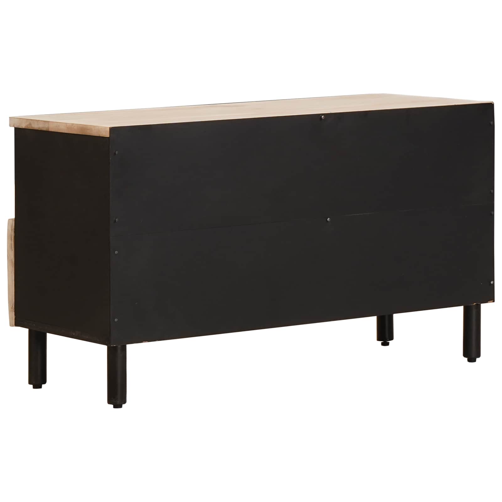 TV ormar Finš bijelog pranja 80 x 33 x 46 cm Čvrsto drvo manga