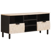 TV ormar Finš bijelog pranja 100 x 33 x 46 cm Čvrsto drvo manga