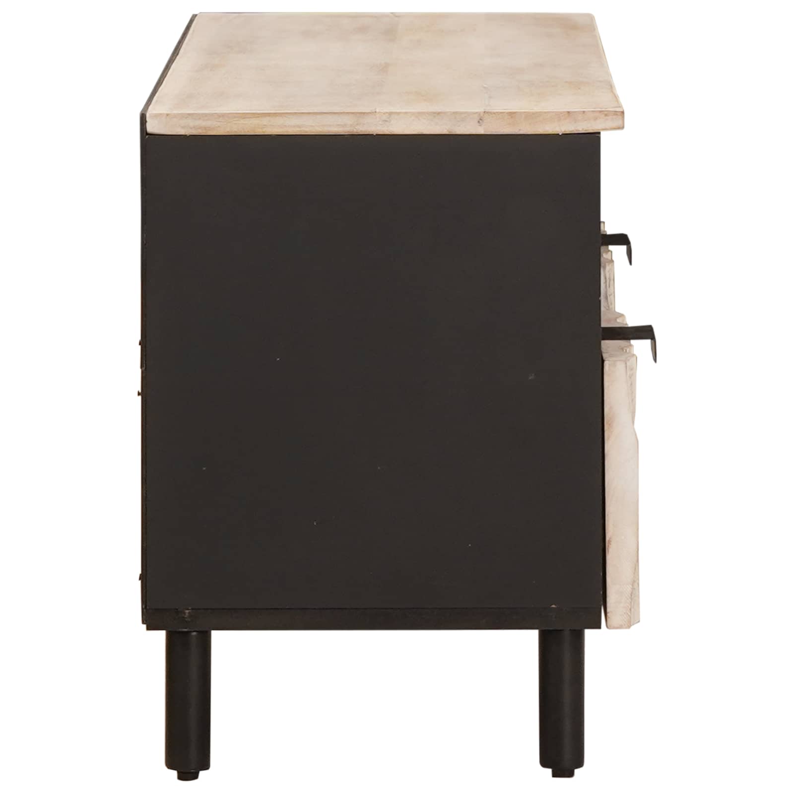 TV ormar Finš bijelog pranja 100 x 33 x 46 cm Čvrsto drvo manga