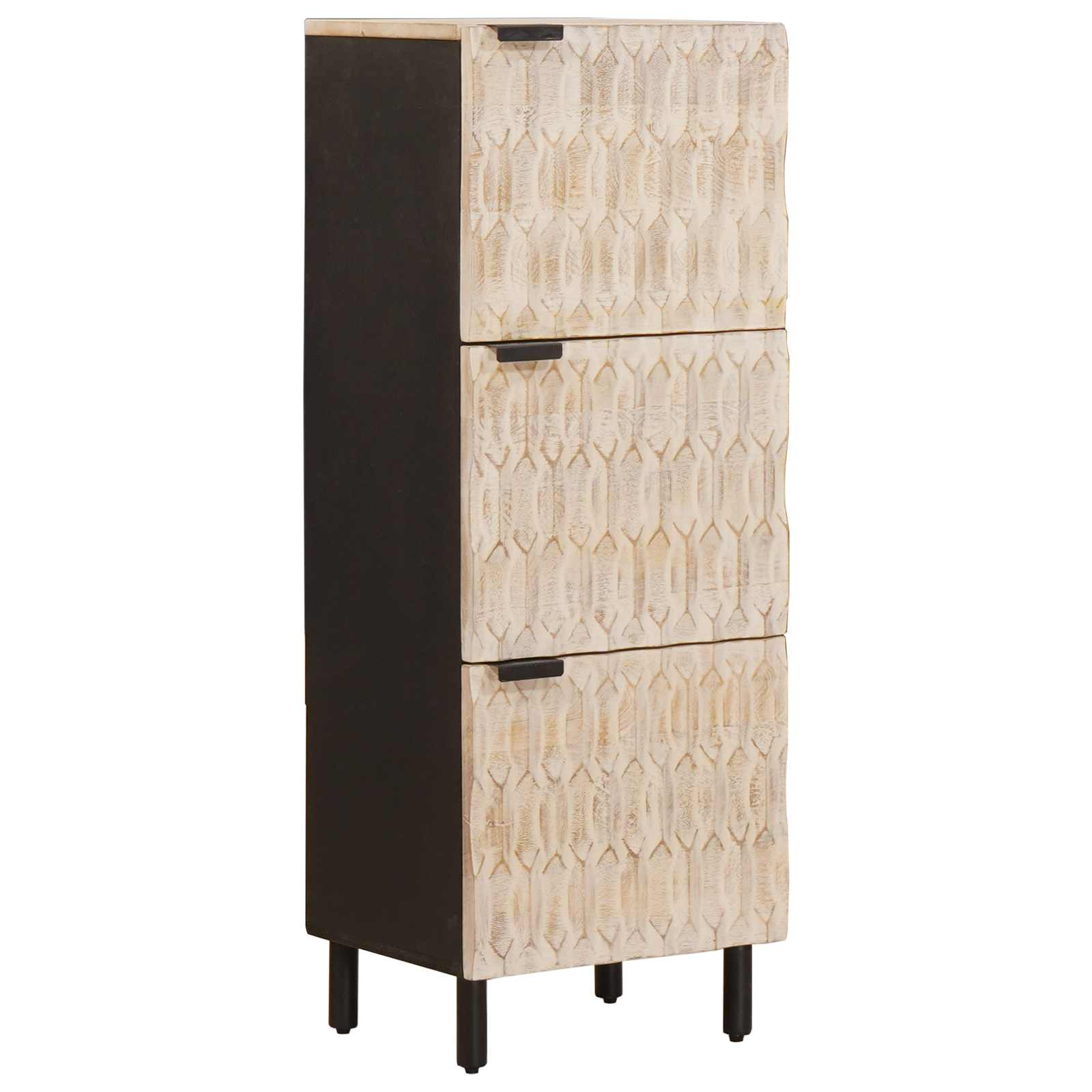 Highboard s pohranom Finš bijelog pranja 40 x 33 x 110 cm