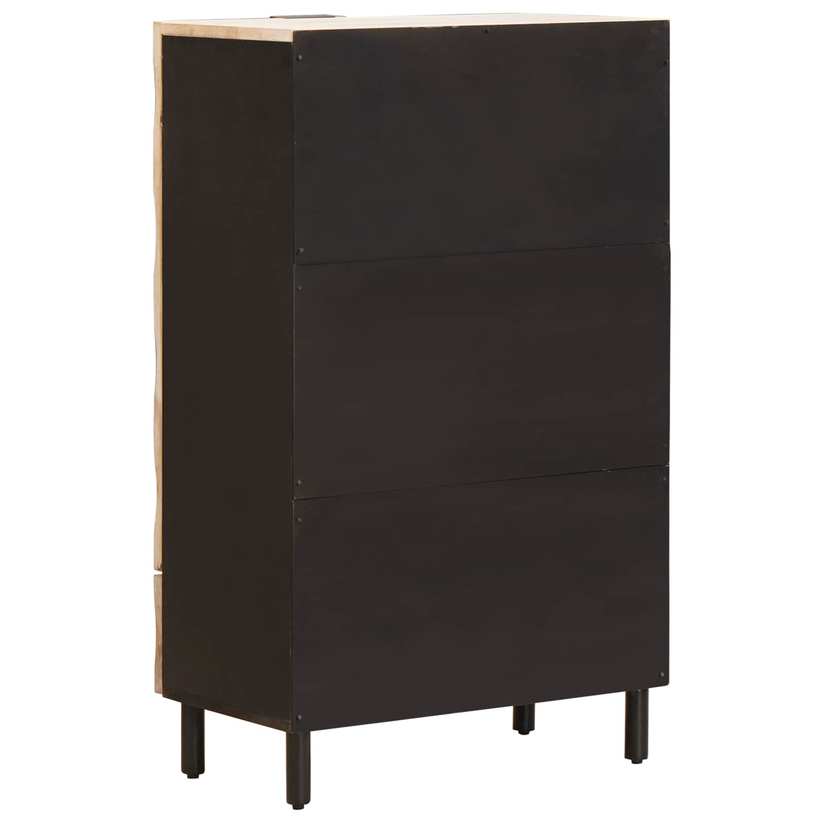Highboard s ladicama Finš bijelog pranja 60 x 33 x 100 cm