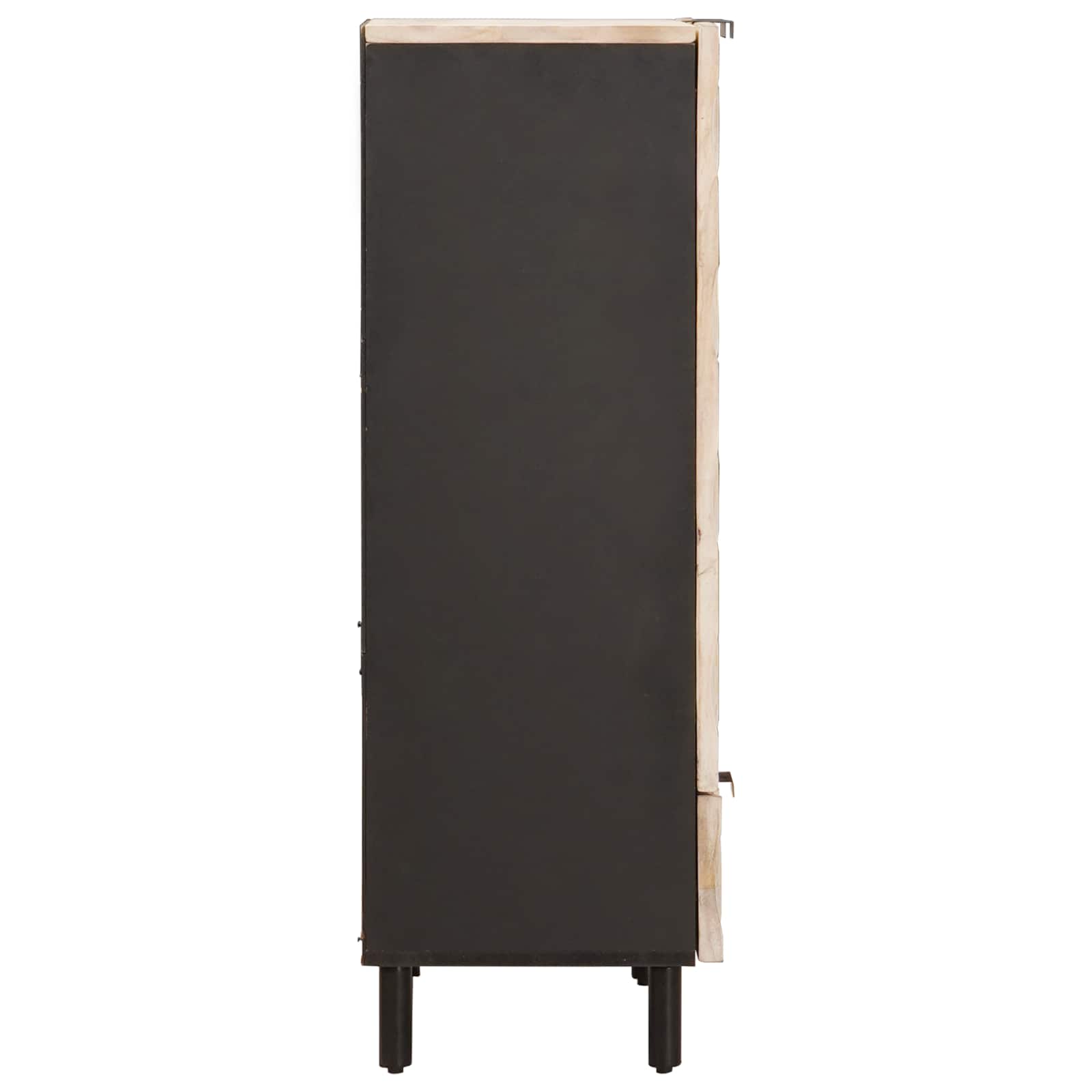 Highboard s ladicama Finš bijelog pranja 60 x 33 x 100 cm