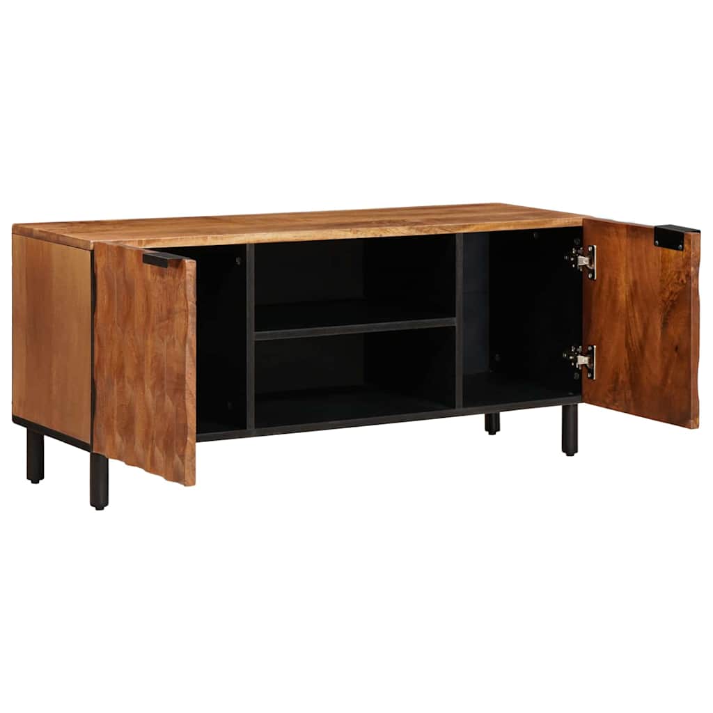 TV ormar Finš acacije smeđa 105 x 33 x 46 cm Čvrsto drvo manga