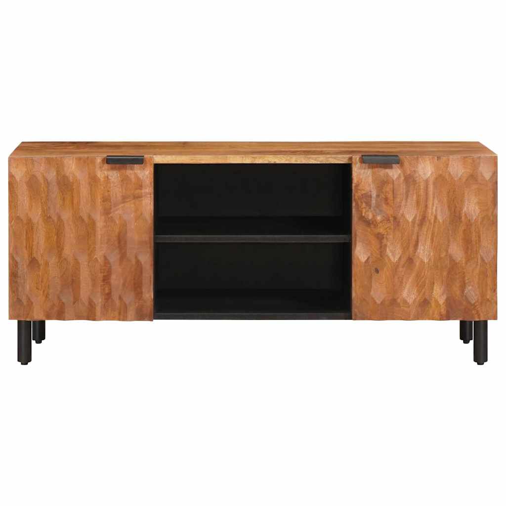 TV ormar Finš acacije smeđa 105 x 33 x 46 cm Čvrsto drvo manga
