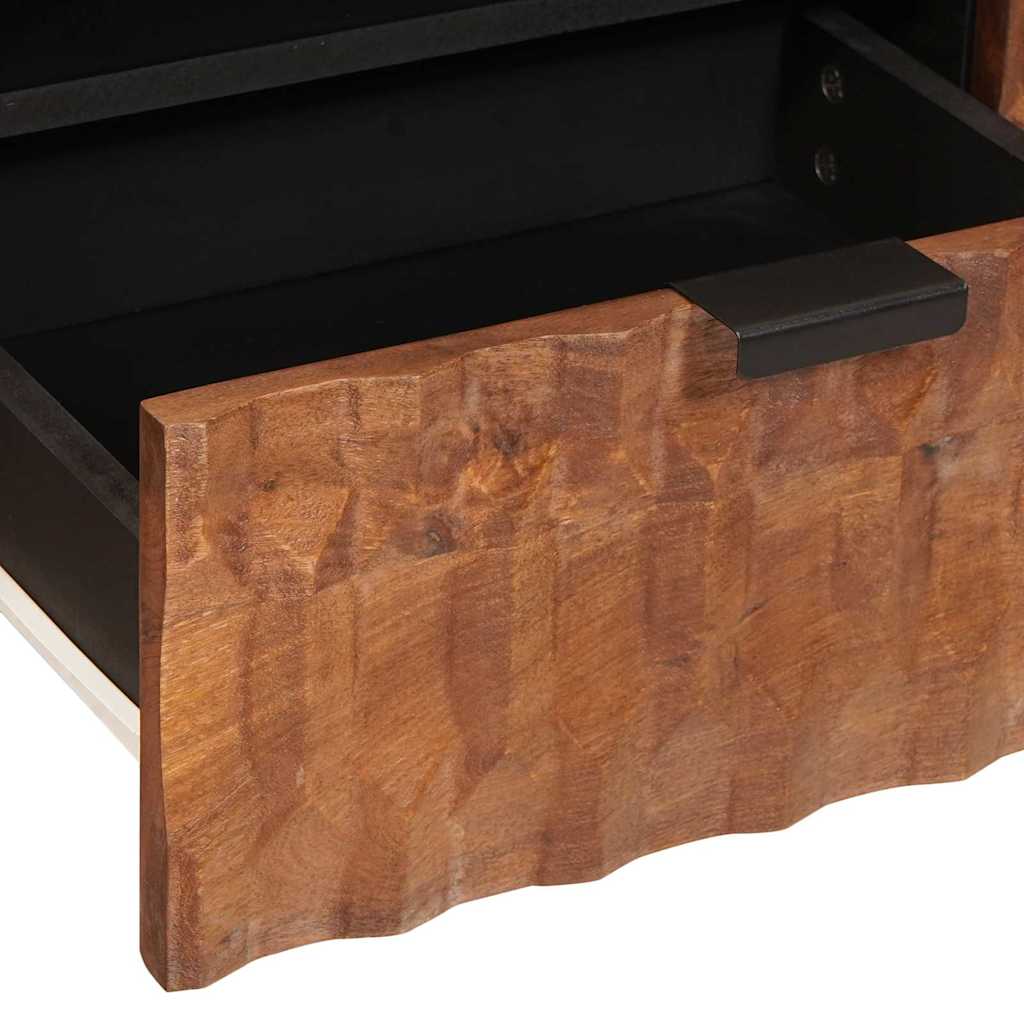 TV ormar Finš acacije smeđa 105 x 33 x 46 cm Čvrsto drvo manga