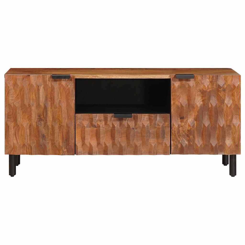 TV ormar Finš acacije smeđa 105 x 33 x 46 cm Čvrsto drvo manga