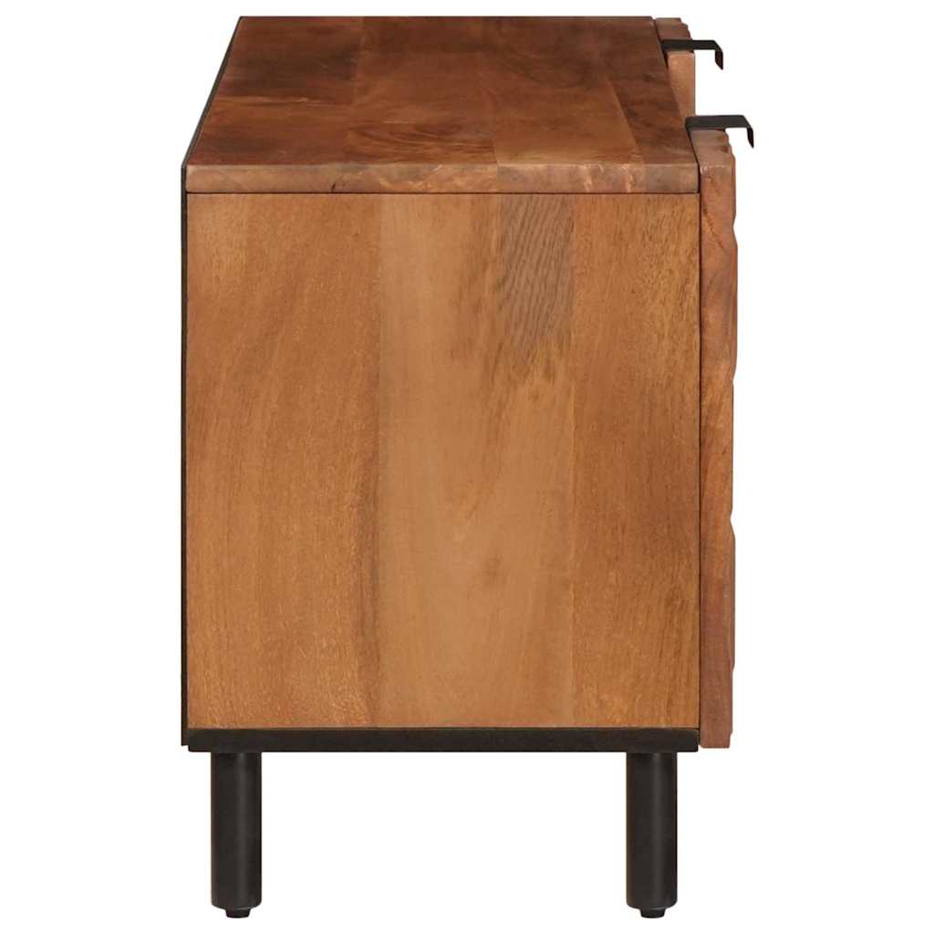 TV ormar Finš acacije smeđa 105 x 33 x 46 cm Čvrsto drvo manga