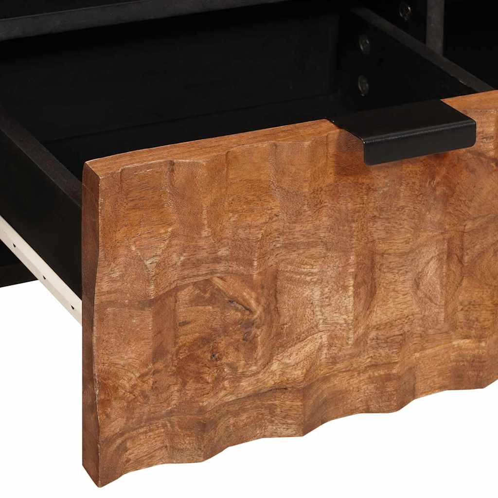 TV ormar Finš acacije smeđa 100 x 33 x 46 cm Čvrsto drvo manga