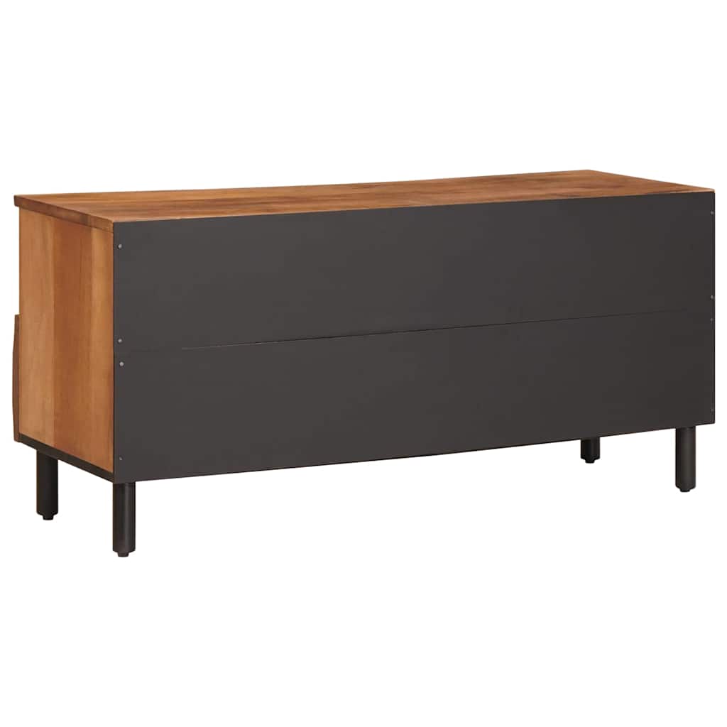 TV ormar Finš acacije smeđa 100 x 33 x 46 cm Čvrsto drvo manga