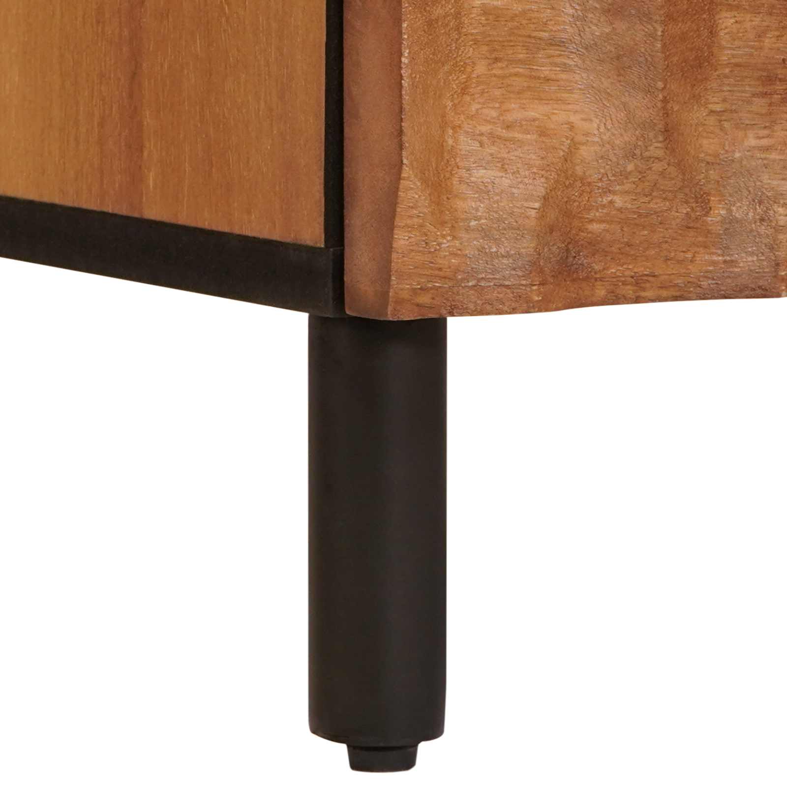 Highboard Finš acacije smeđa 40 x 33 x 110 cm Čvrsto drvo manga