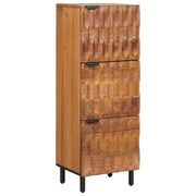 Highboard Finš acacije smeđa 40 x 33 x 110 cm Čvrsto drvo manga
