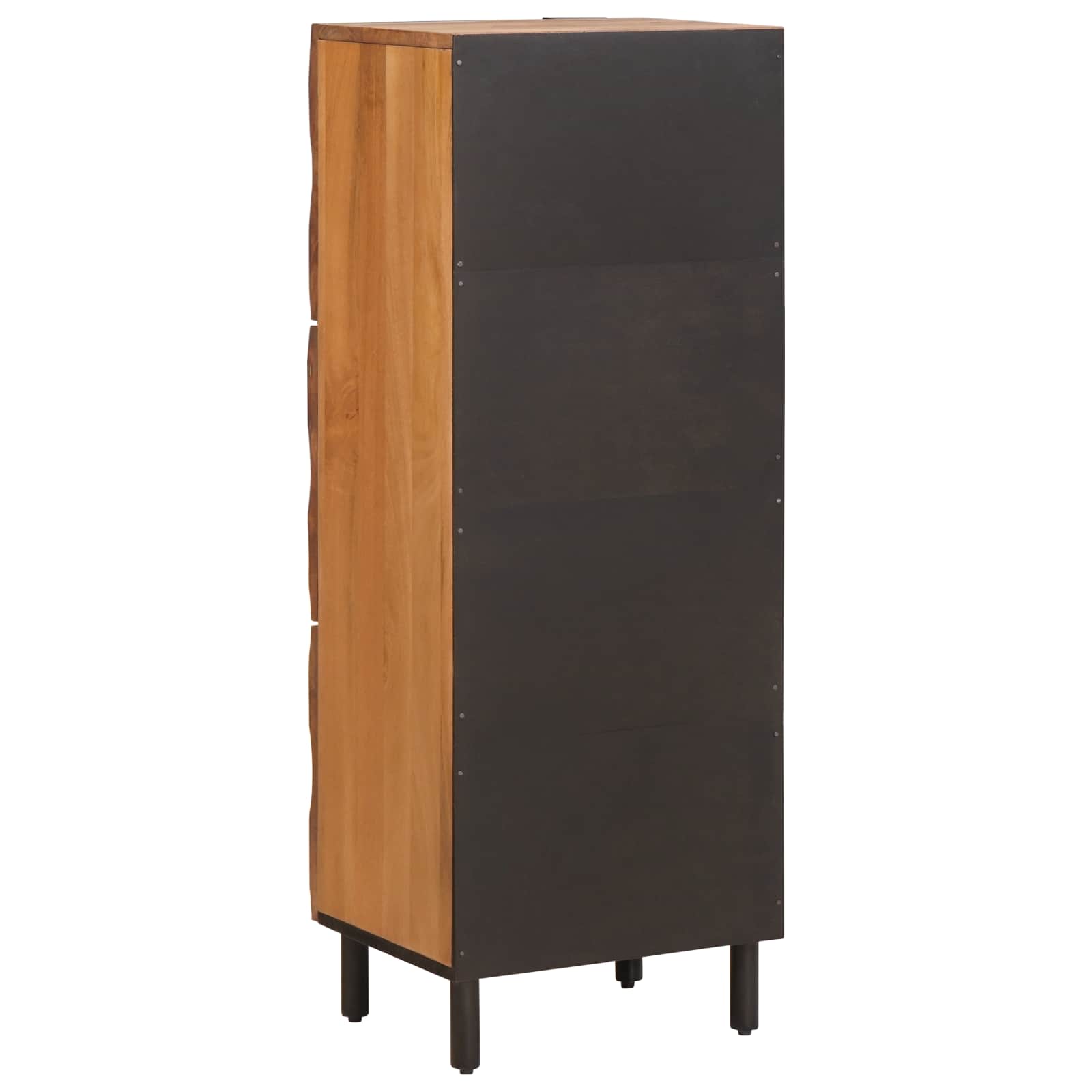 Highboard Finš acacije smeđa 40 x 33 x 110 cm Čvrsto drvo manga